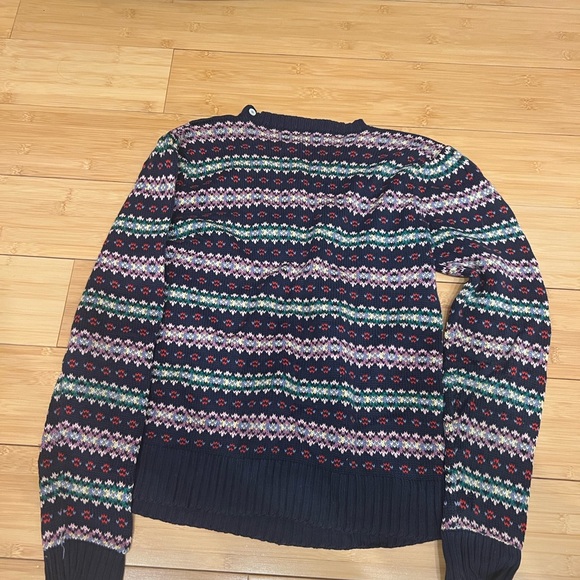 Ralph Lauren Men's Navy Multicolor Crewneck Sweater - Picture 5 of 5